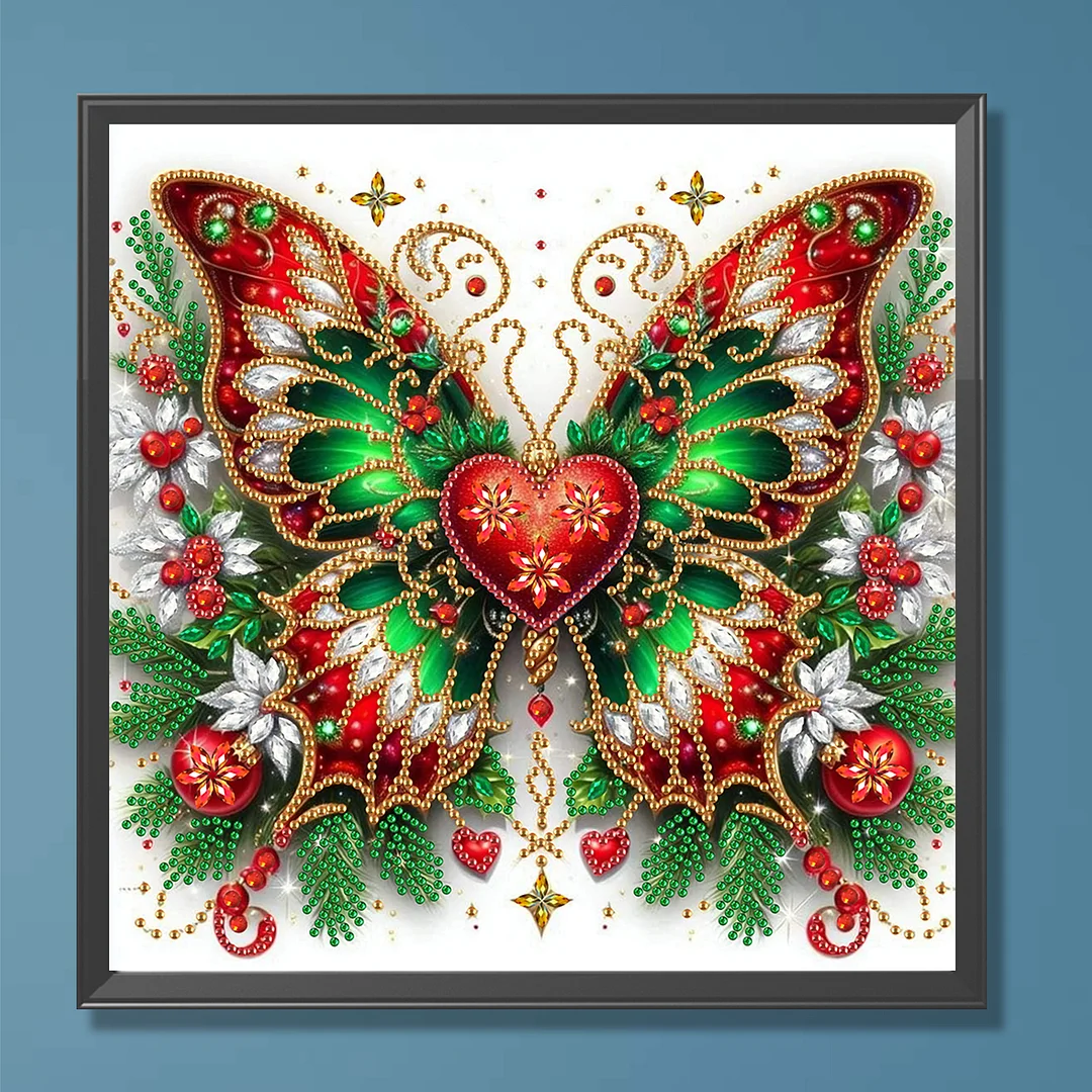 Butterfly - Partial Special Shaped Drill Diamond Painting Kits (Canvas|30*30cm)