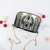 DIY Wolf Special Shaped Diamond Painting Leather Crossbody Bags Chain Clutch Kit