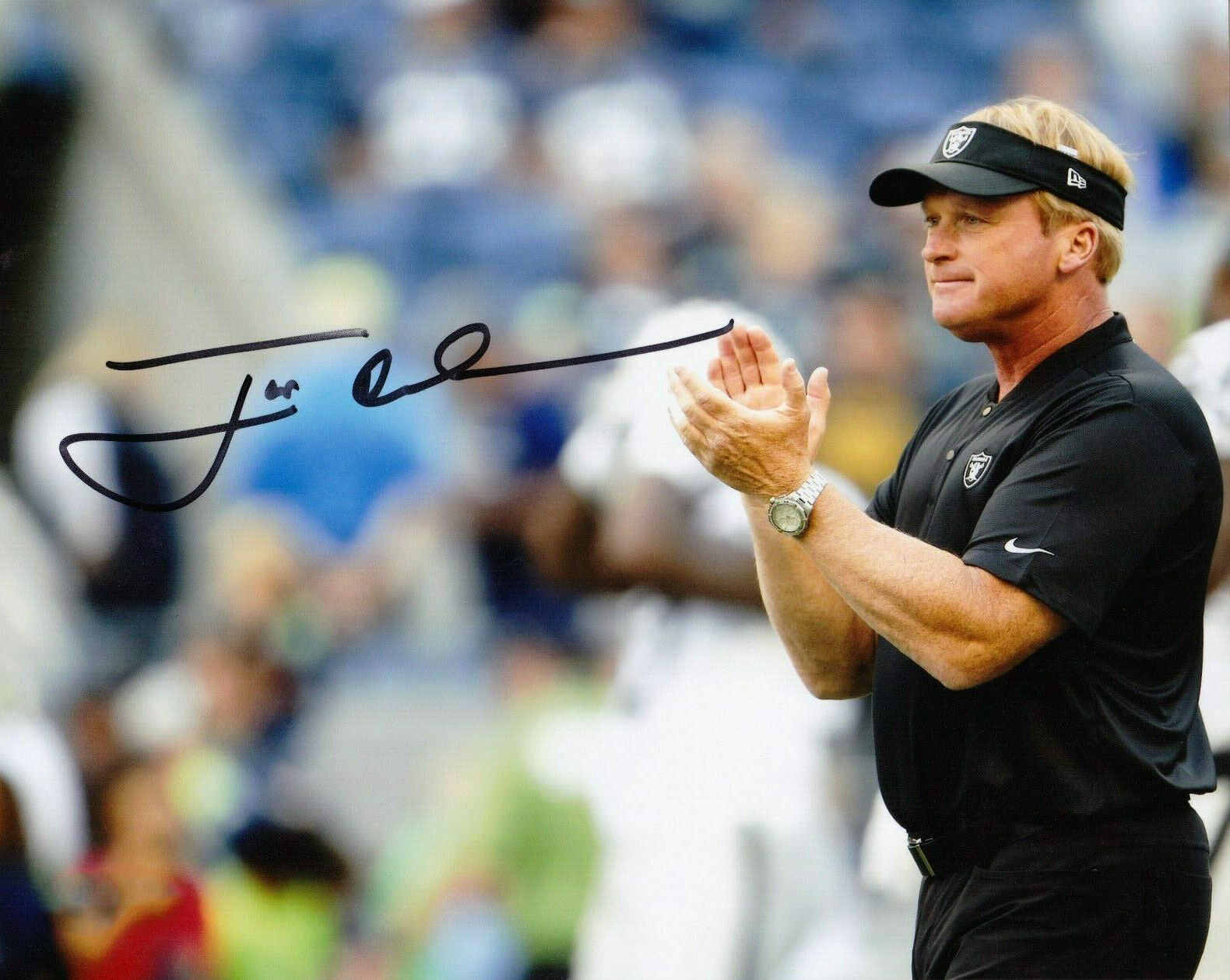 JON GRUDEN RAIDERS COACH Signed 8x10 Autographed Photo Poster painting Reprint