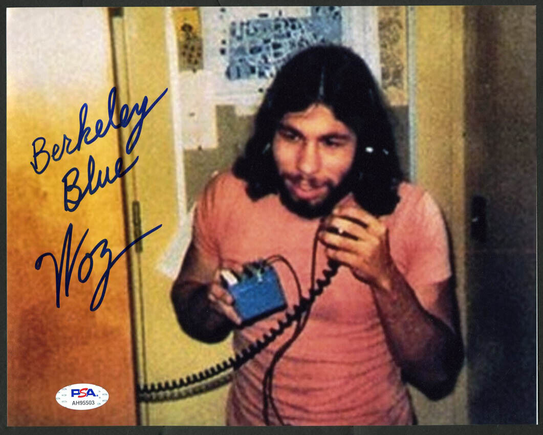 Steve Woz Wozniak SIGNED 8x10 Photo Poster painting Phreaks Blue Box Apple I PSA/DNA AUTOGRAPHED