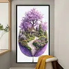 Landscape Leaf Silhouette-11CT Stamped Cross Stitch 40*70cm(Big Size) tapestrymarket