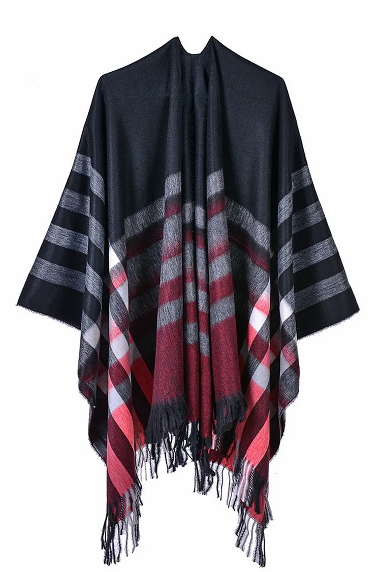 Casual Street Patchwork Tassel Outerwear