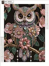 Diamond Painting-DIY Crystal Rhinestone Owl