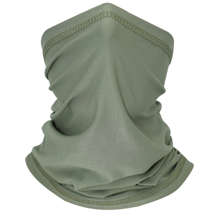 Basic Solid Color Outdoor Riding Multifunctional Turban Mask - Livereid