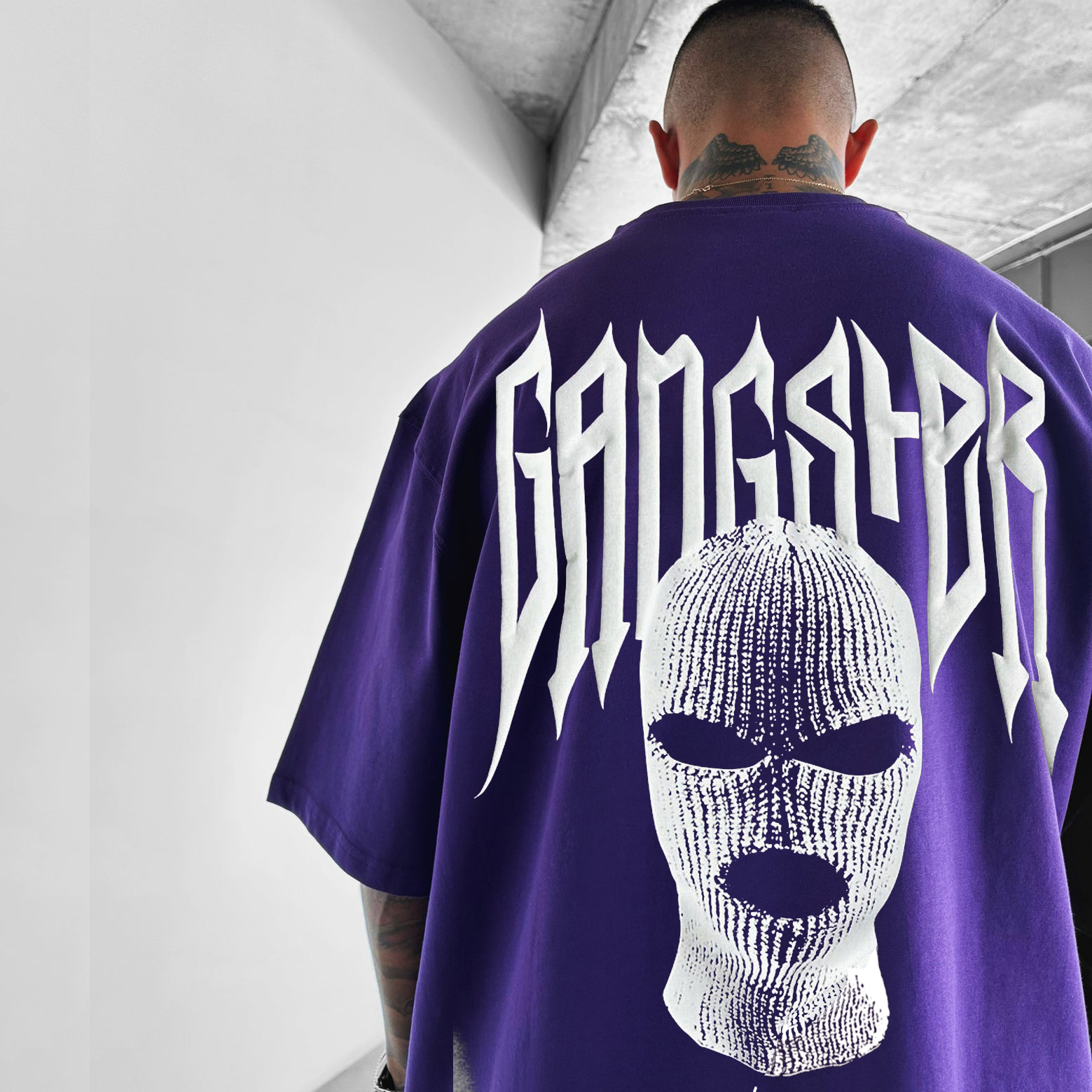 Men's Oversized Fashion Print T-Shirt