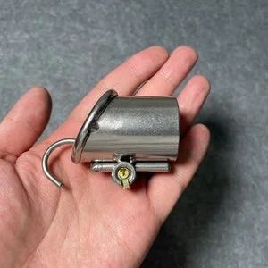 pornhint Pornhint The Tube Jacket PA Puncture Male Stainless Steel Cock Penis Chastity Cage