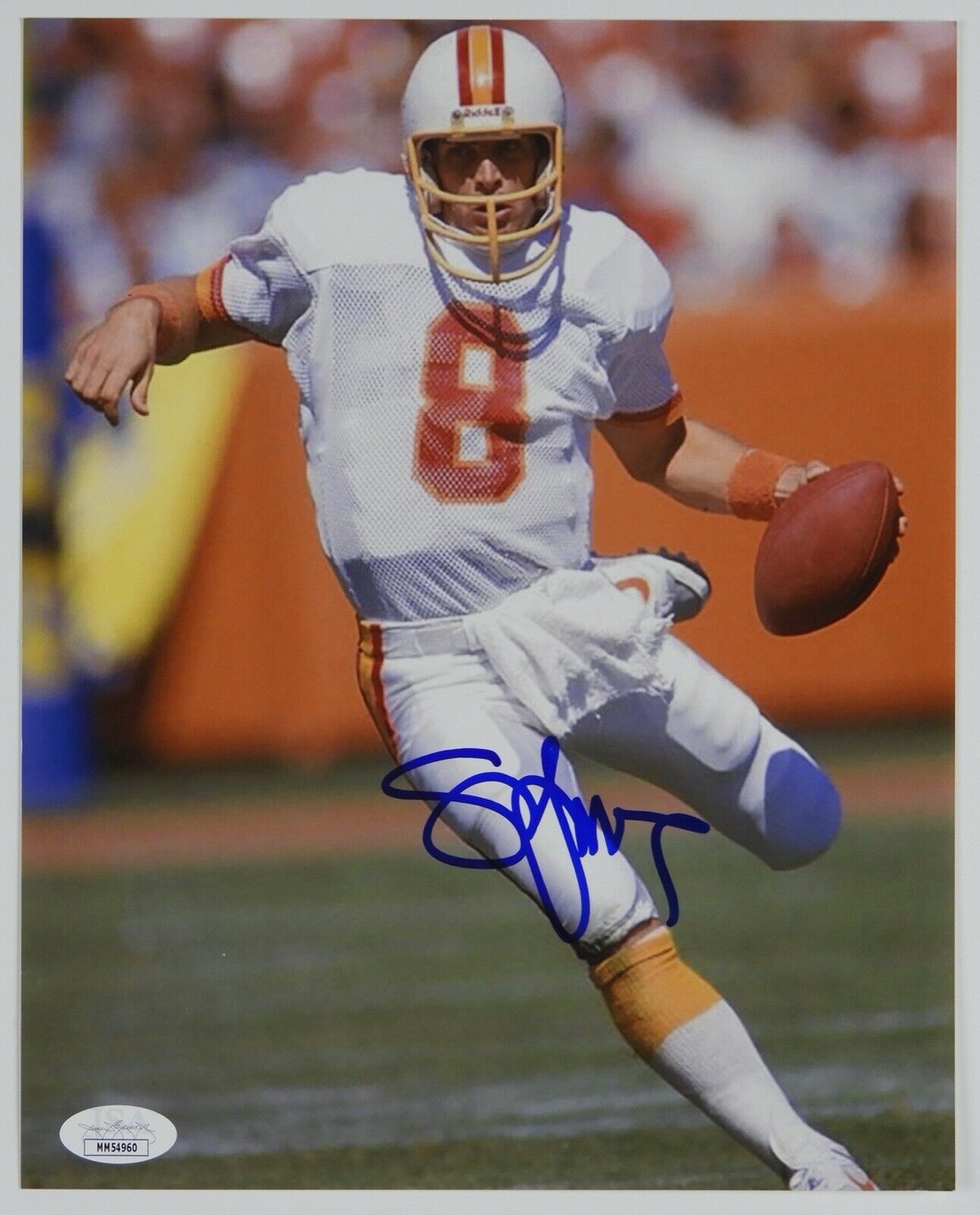 Steve Young JSA Autograph Signed 8 x 10 Photo Poster painting Tampa Bay Bucs Football