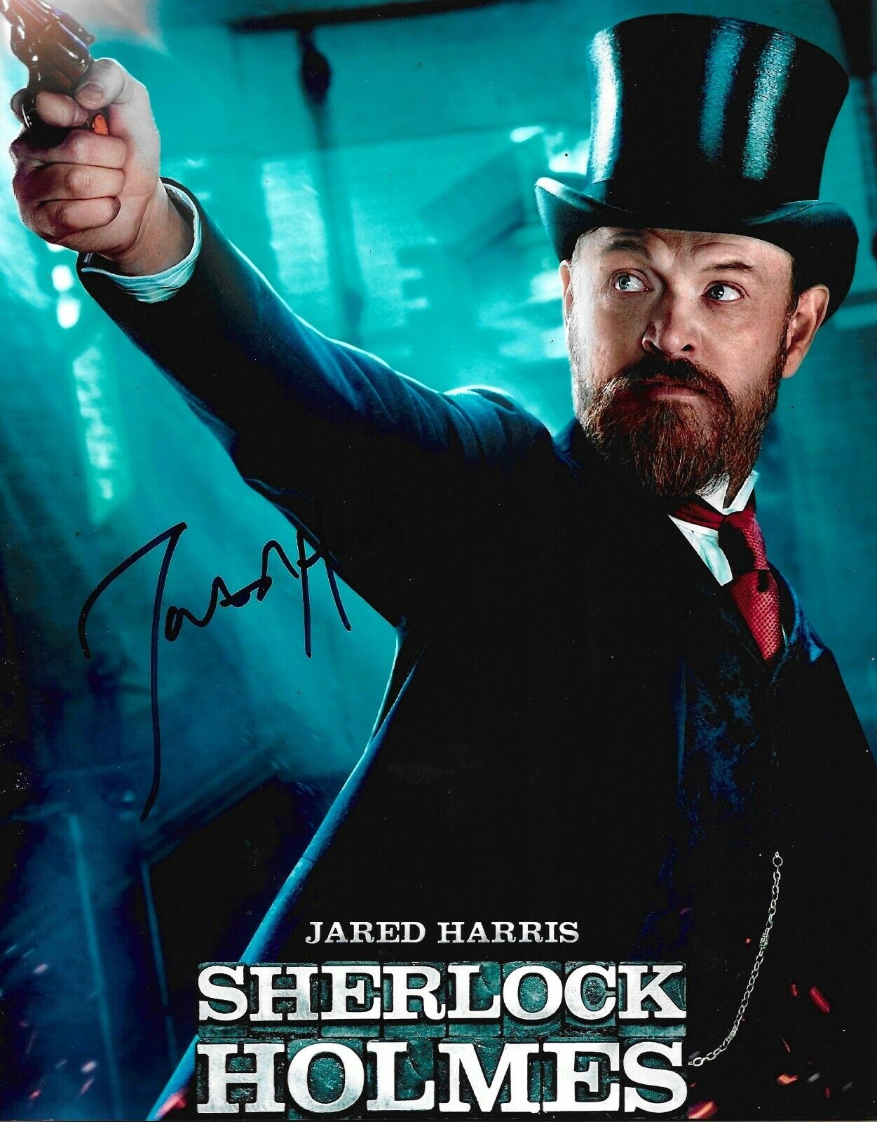 Jared Harris Signed Sherlock Holmes 10x8 Photo Poster painting AFTAL