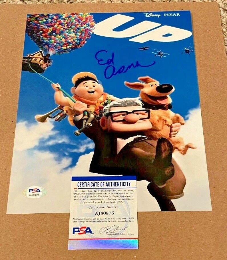 ED ASNER SIGNED DISNEY UP 8X10 Photo Poster painting PSA/DNA CERTIFIED