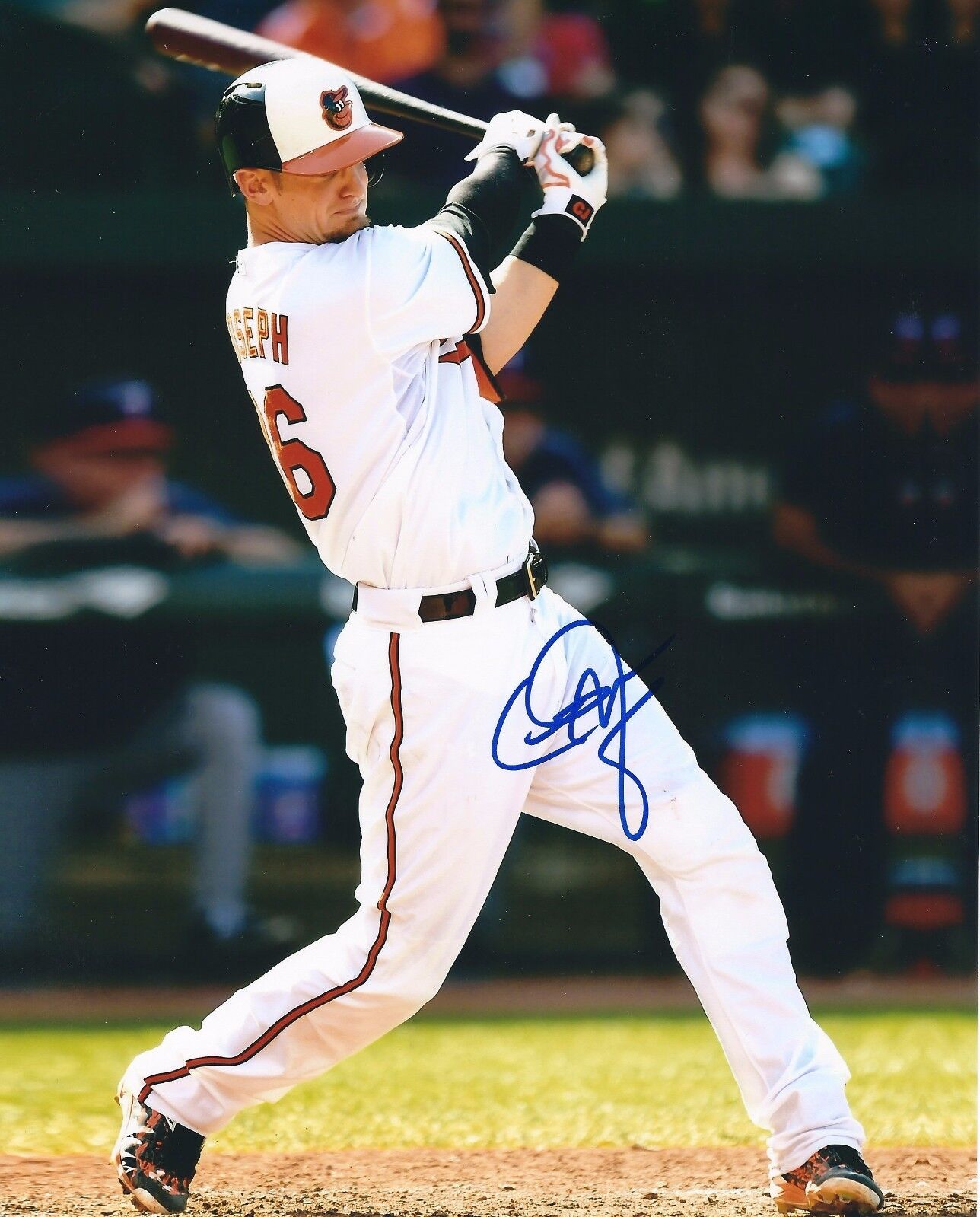 Signed 8x10 CALEB JOSEPH Baltimore Orioles Autographed Photo Poster painting - COA