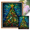 Christmas Tree - 14CT Stamped Cross Stitch - 40*50cm - Xmas
