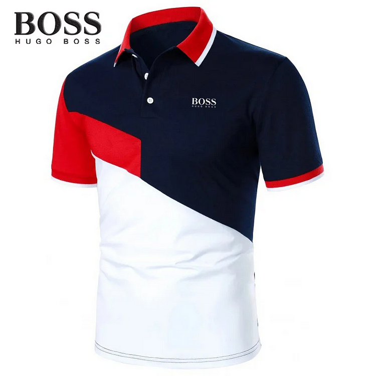 PÁNSKE BUSINESS PÁNSKE POLO HUGO BOSS S KRÁTKYM RUKÁVOM