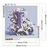 Letter L-Full Round Diamond Painting 40*40CM