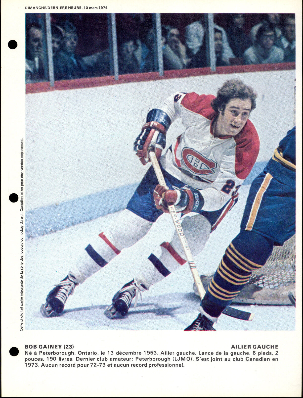 1974 MONTREAL CANADIENS DERNIER Photo Poster paintingS FULL SET OF 20 LAROCQUE BOB GAINEY RC YR