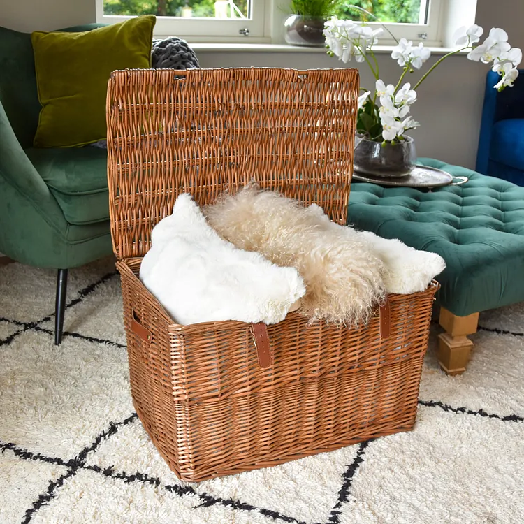 Extra Large Luxury Hamper - Natural Full Wicker
