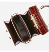 American High Gloss Crocodile Skin Women's Bag Lady Mobile Phone Bag 2023 New Genuine Leather Fashion Versatile Shoulder Bag 45