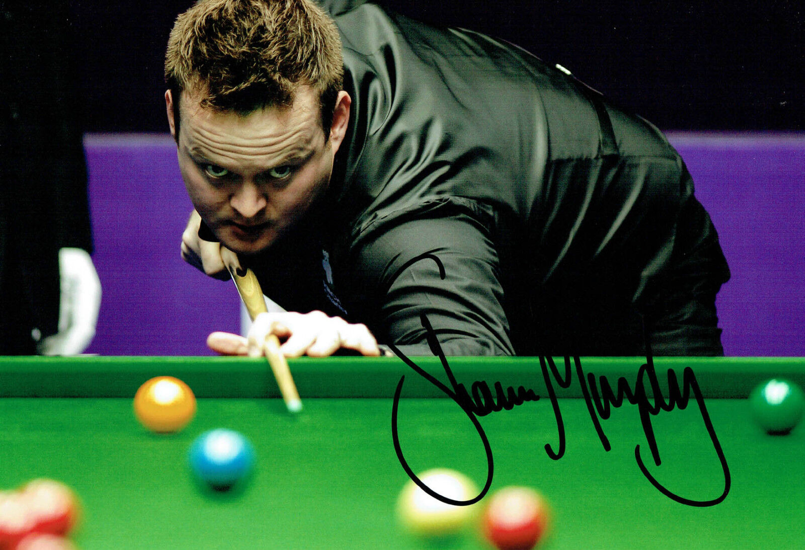 Shaun MURPHY 2017 Signed Autograph Photo Poster painting D SNOOKER Sheffield Crucible AFTAL COA