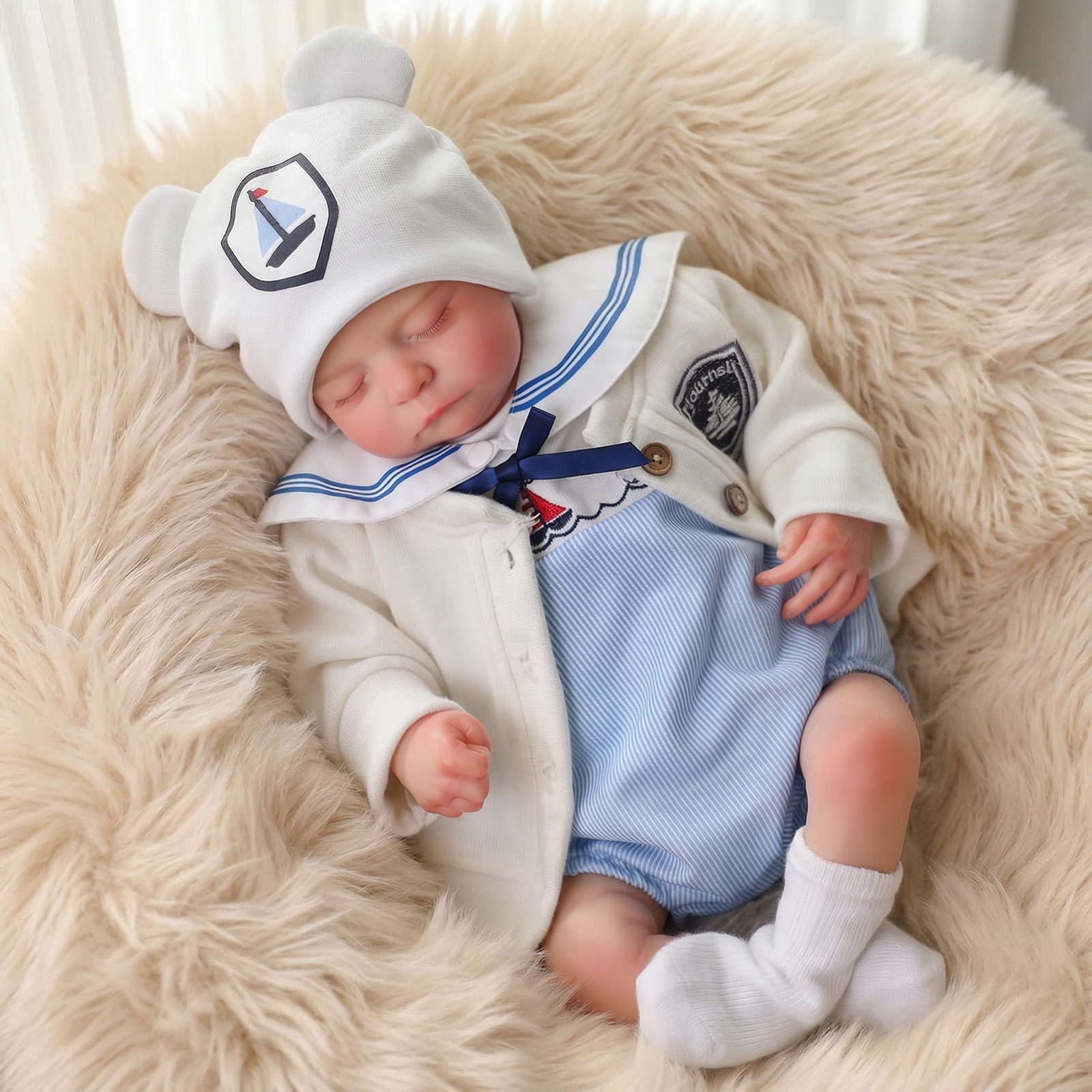 Babeside Sleeping Reborn Baby Noah 20'' Little Infant Girl A Trusty Companion
