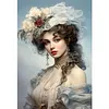 Victorian Girl-11CT Stamped Cross Stitch 40*60cm  tapestrymarket
