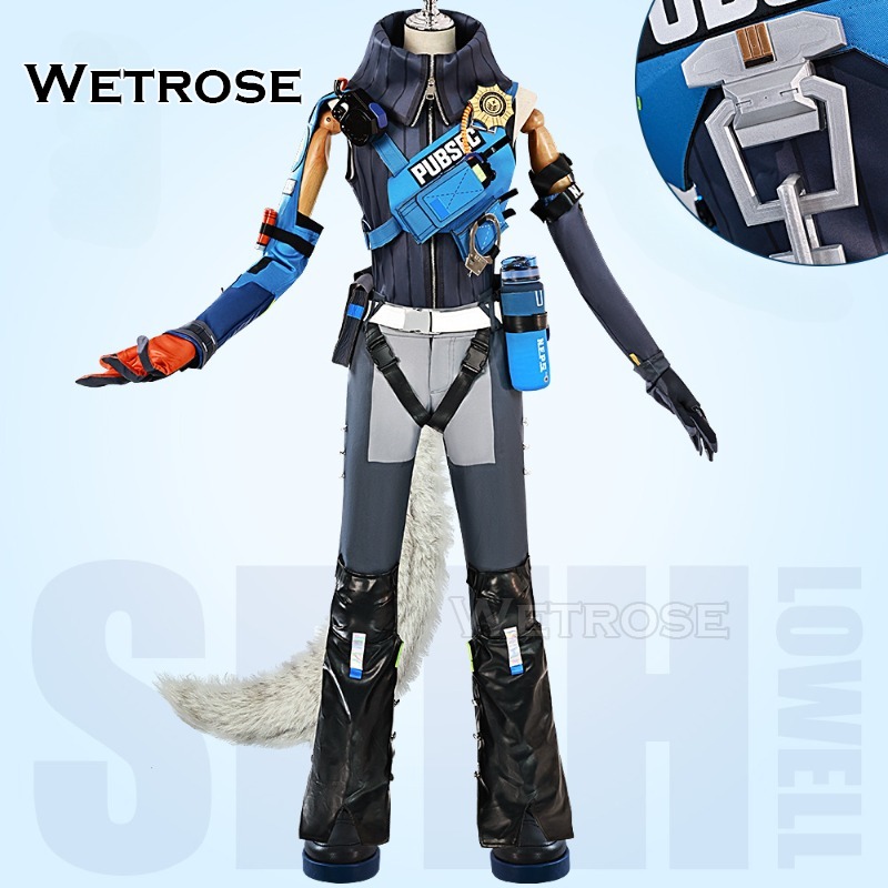 [Wetrose] Pre-Order Seth Lowell Zenless Zone Zero Cosplay Costume Wig Tail Full Set