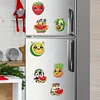 12PCS DIY Diamond Art Refrigerator Sticker Kits for Home Decor (Fruit)