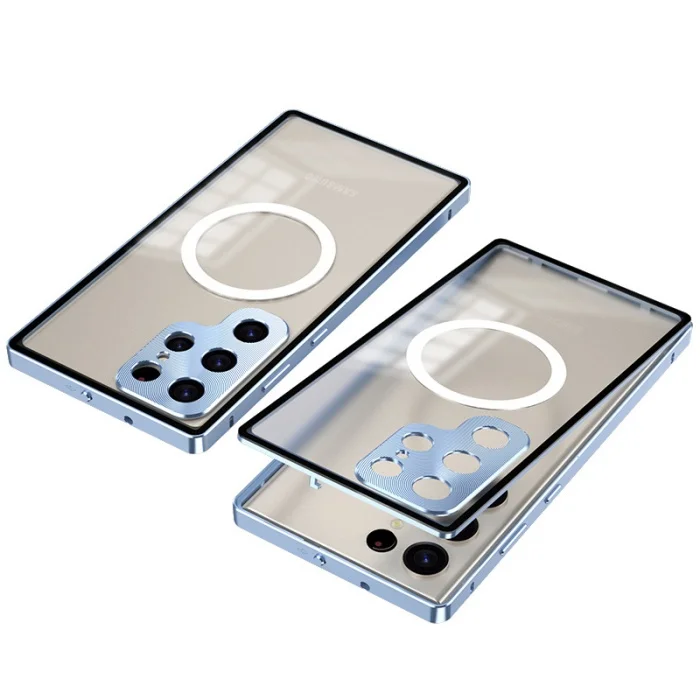 Samsung S25U Metal Magnetic Half-cover Anti-fall Protective Cover