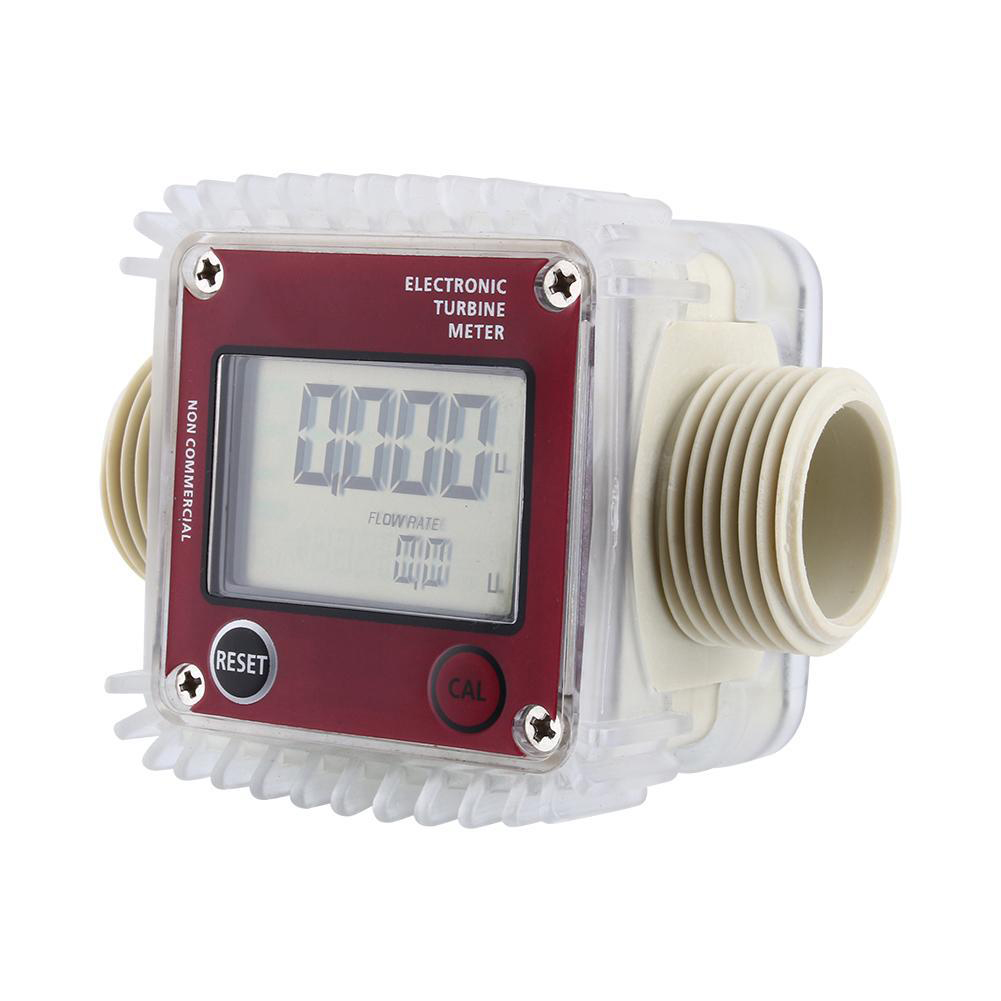 

K24 Diesel Oil Fuel Digital Turbine Flow Meter for Chemicals Liquid Water, 501 Original