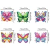 6 Stück Schmetterling - 5D DIY Bastel-Aufklebermagnet