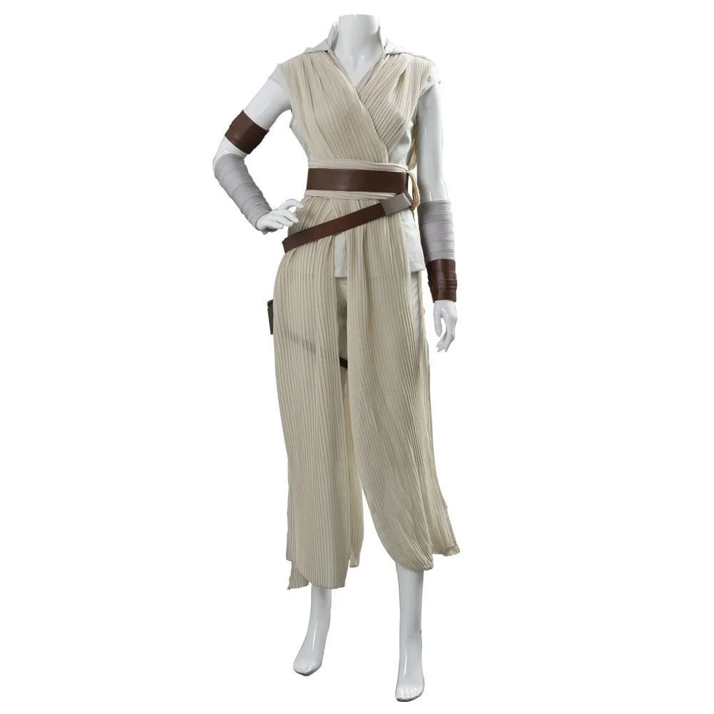 Star Wars The Rise Of Skywalker Rey Outfit Dress Cosplay Costume