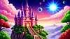 Luxury AB Velvet Diamond Painting Kit - Castle