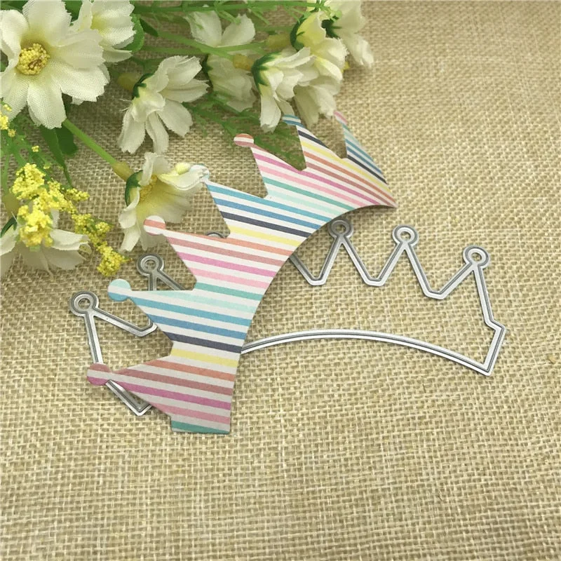 crown headdress ornaments Metal Cutting Dies Stencils Die Cut for DIY Scrapbooking Album Paper Card Decorative Crafts Party