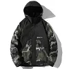 New Men's Loose Jacket Fashion Camouflage Hoodie