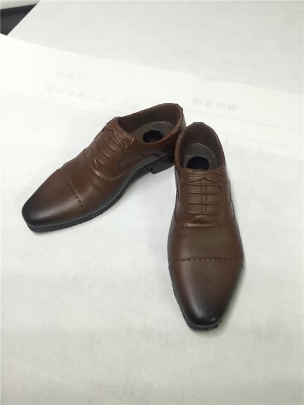 black brown 1/6 Scale action figure Accessories brown Plastic Leather Shoes With foot shape Inside for joint male figure body-aliexpress