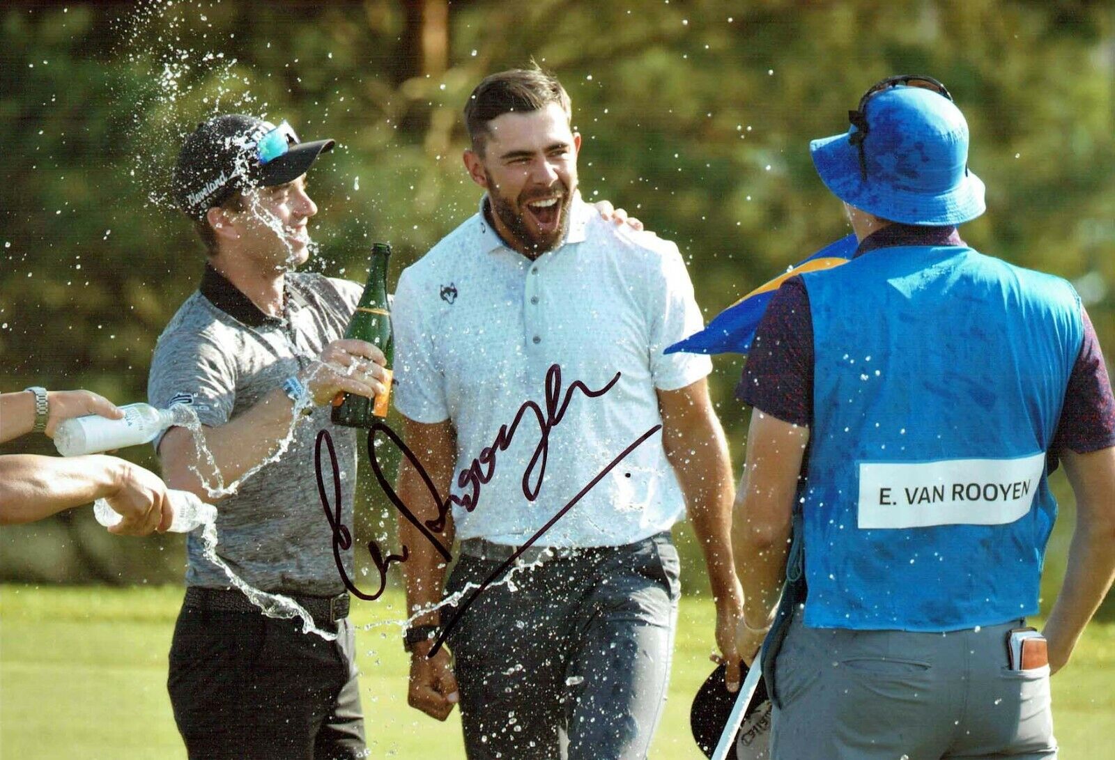 Eric Van ROOYEN 12x8 Signed Autograph Photo Poster painting 3 European Tour Golf AFTAL COA