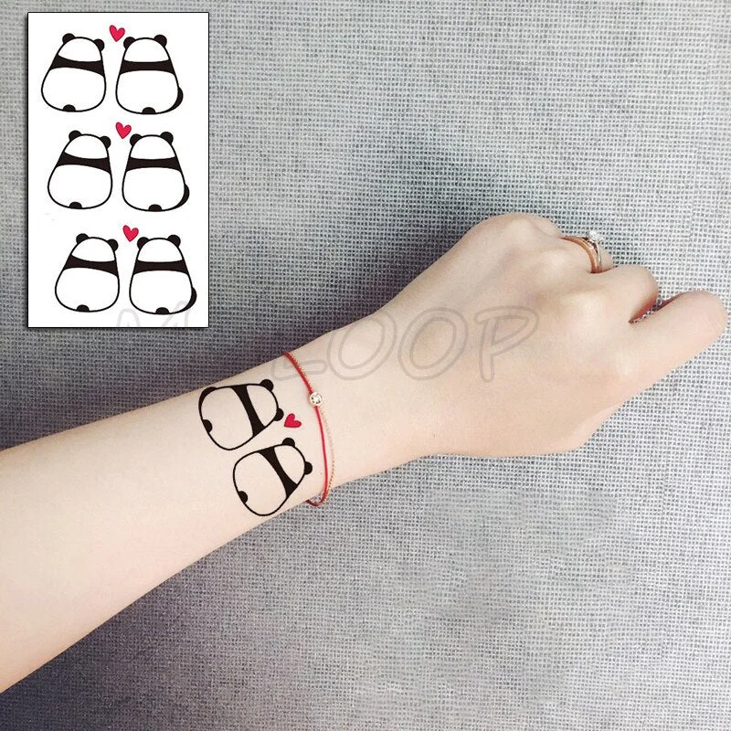 Water Transfer Black Sexy Peace Dove Birds Body Art Waterproof Temporary Fake Flash Tattoo Stickers for Man Woman Kid 10.5*6 Cm