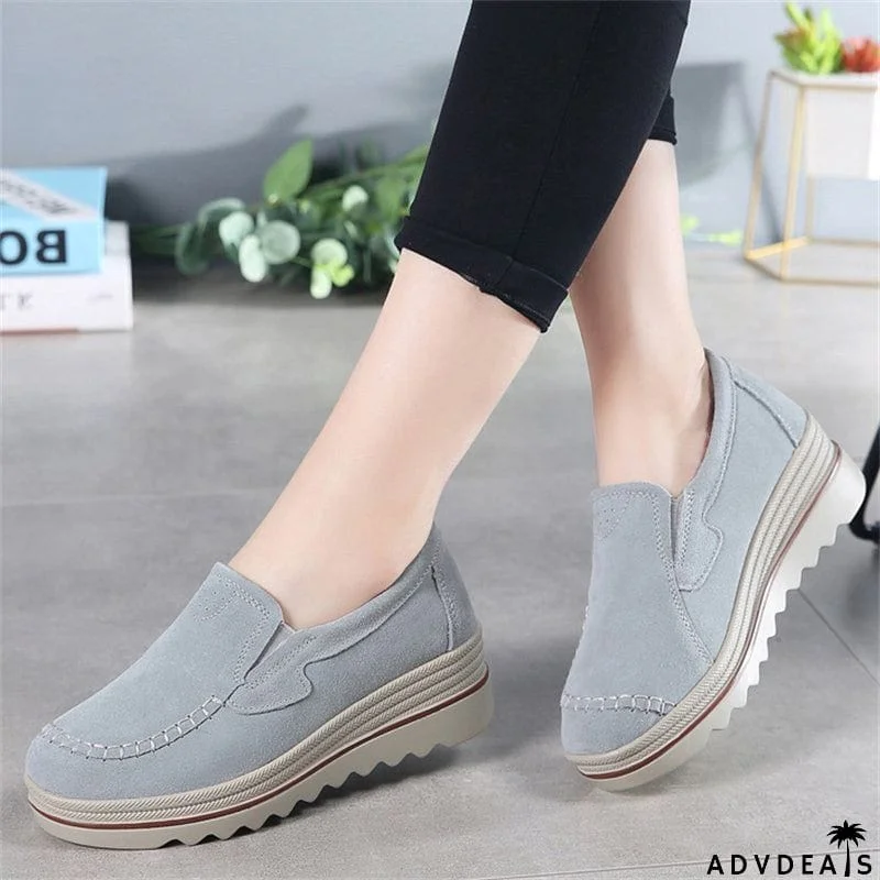 Fashion Extra Soft Lightweight Women Leather Loafers
