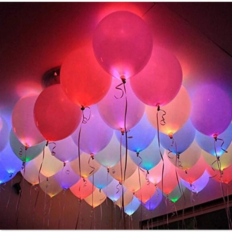 

Toy LED light balloon push net Red Balloon Wedding Party Balloon, 501 Original