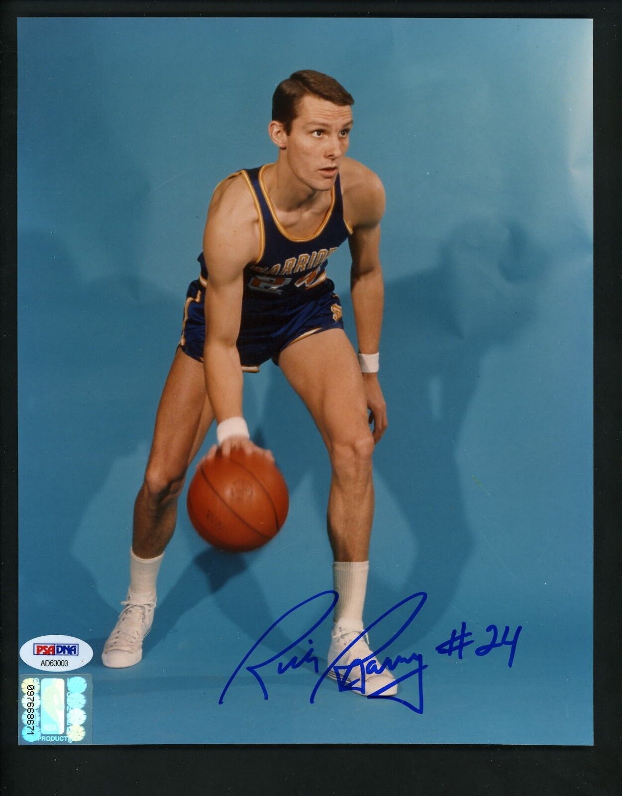 Rick Barry Signed Autographed PSA/DNA certified 8x10 Photo Poster painting Golden State Warriors