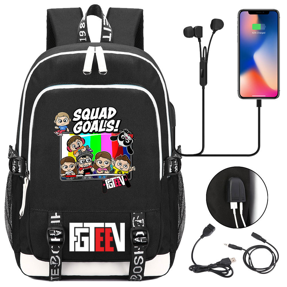 Unspeakable Backpack with 15-Inch Laptop Compartment and USB Charging Port-Mayoulove