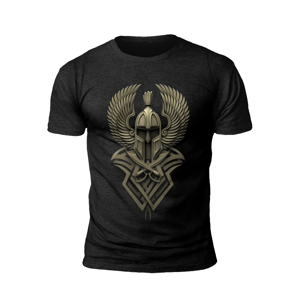 Winged Warrior: Spartan's Emblem t-shirt