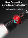 Telescopic Zoom Long-Range Outdoor Flashlight