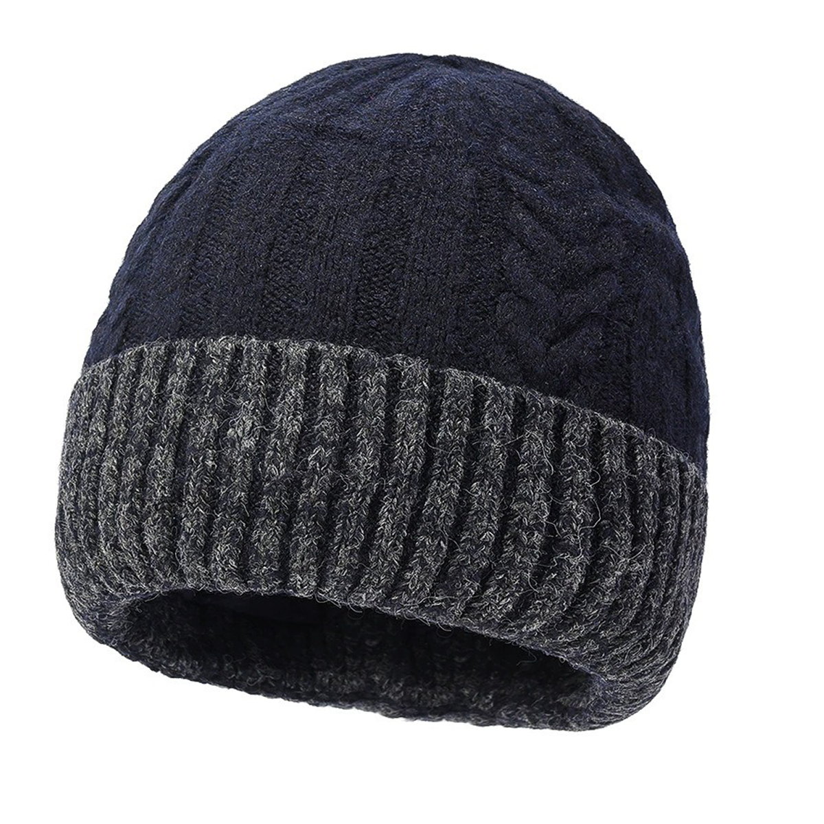 Unisex Winter Cable Knit Beanie Hat Stylish And Warm Headwear