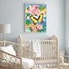 >SALE<5D DIY Partial Special Shaped Drill Diamond Painting Flower Butterfly (YXC417)