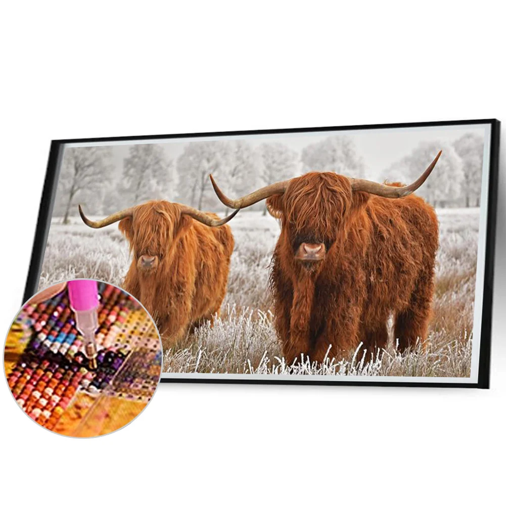Diamond Painting - Full Round Drill - Yak(80*40cm)