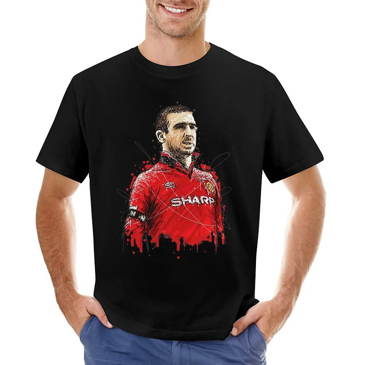 Eric Cantona Inspired The King Men's Soccer Culture Tee