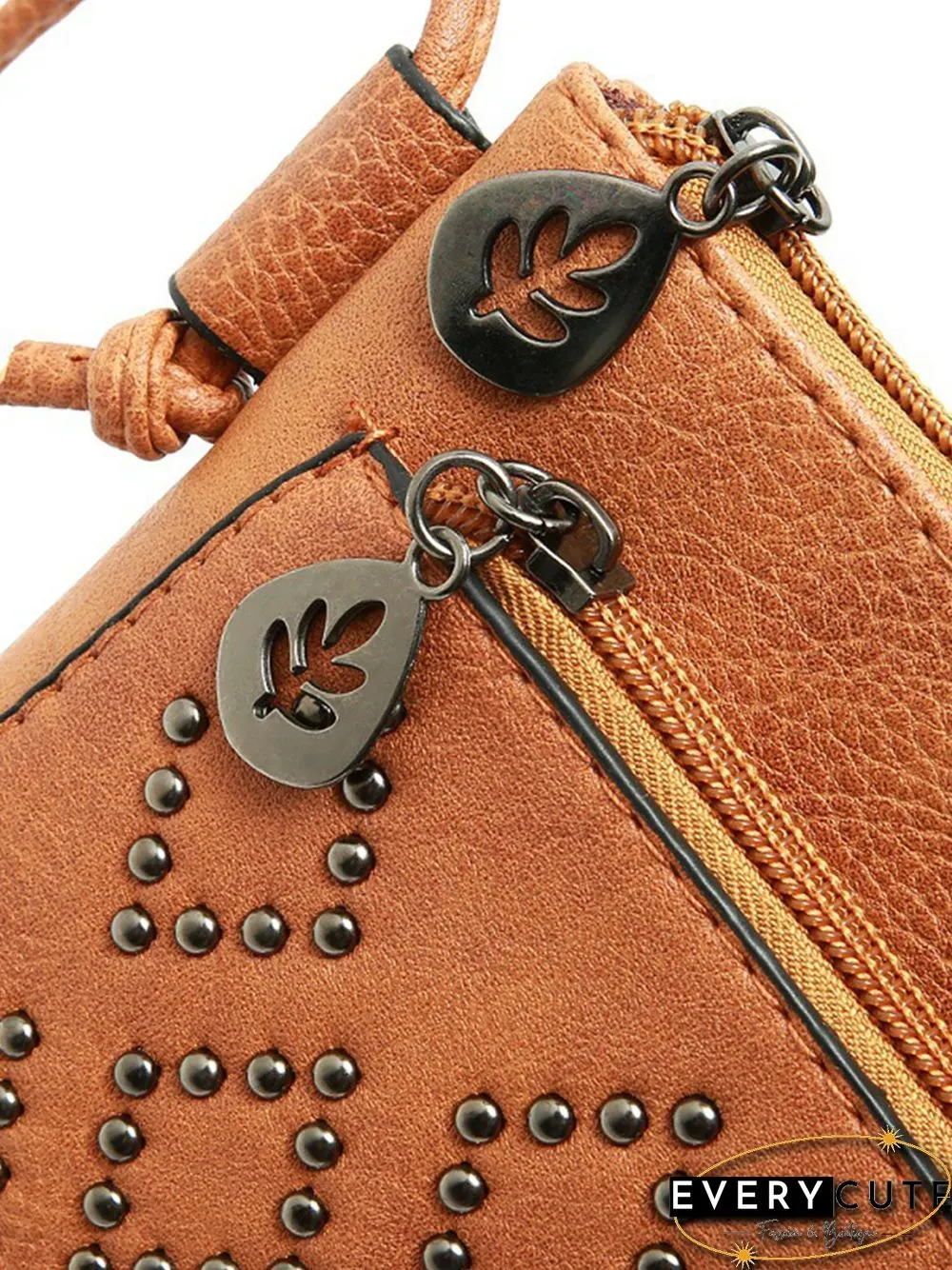 Simple Rivet Mini Crossbody Bag