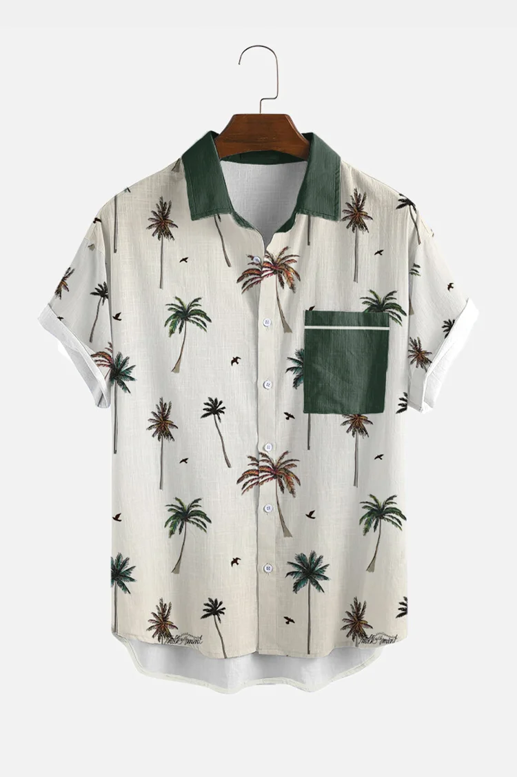 Coconut Contrast Short Sleeve Shirt