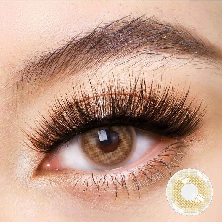 Freshlady Pixie Brown Colored Contact Lenses