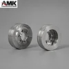 AMK 4Pcs Stainless Steel 1.9 Beadlock Wheels Rims Hub for 1/10 RC Crawler Axial SCX10 TRX4 TXR6 MST CFX 86100 YK4102 GEN8 TF2