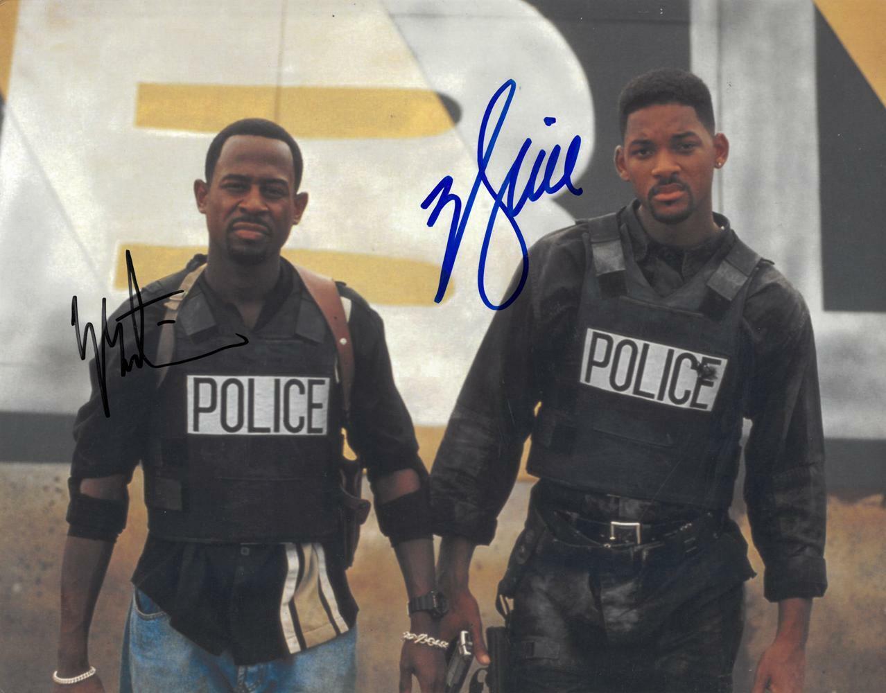 Will Smith/Martin Lawrence Signed Bad Boys Auto 11x14 Photo Poster painting BECKETT #BB59785